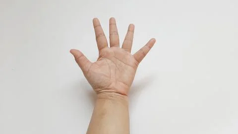 Hand human expression gestures doodle Stock Photos