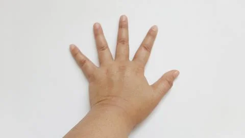 Hand human expression gestures doodle Stock Photos
