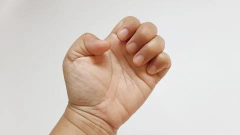 Hand human expression gestures doodle Stock Photos