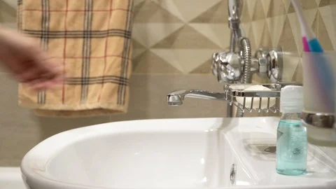 Hand hygiene at home Stock-Footage 127403632