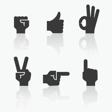 Hand icon Stock Illustration
