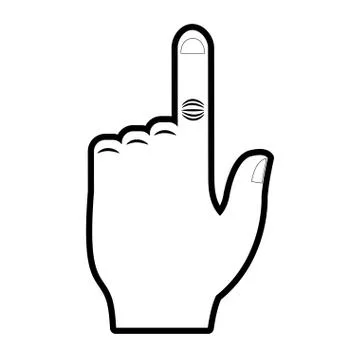 Hand icon image Stock Illustration