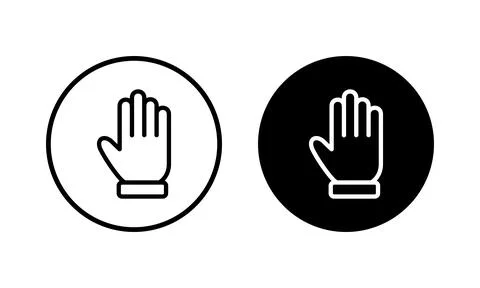 Hand icon vector illustration. hand sign and symbol. hand gesture Stock Illustration