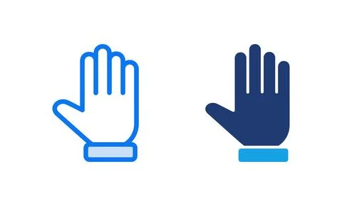 Hand icon vector illustration. hand sign and symbol. hand gesture Stock Illustration