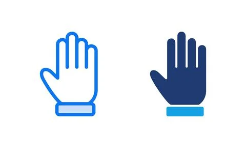 Hand icon vector illustration. hand sign and symbol. hand gesture Stock Illustration