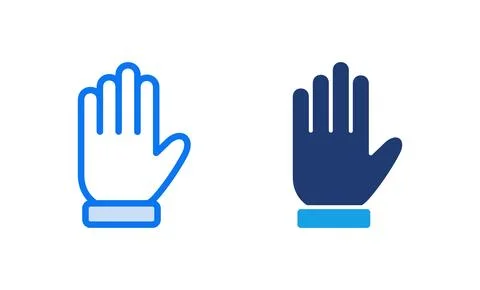 Hand icon vector illustration. hand sign and symbol. hand gesture Stock Illustration