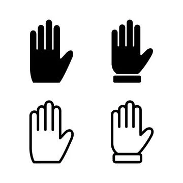 Hand icon vector illustration. hand sign and symbol. hand gesture Stock Illustration