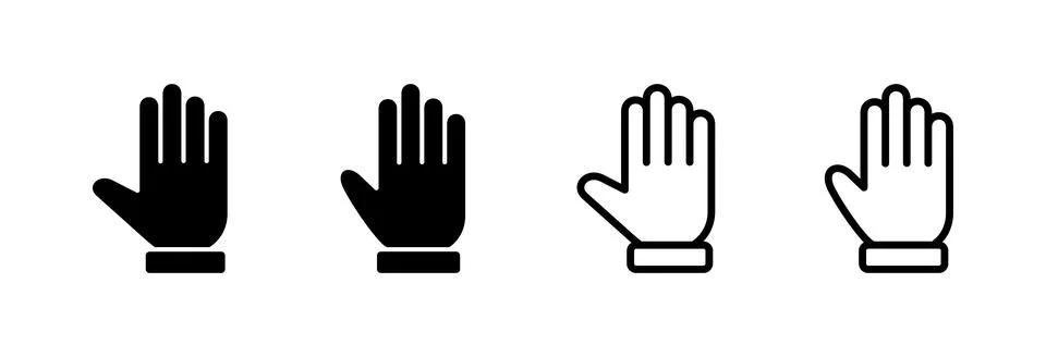 Hand icon vector illustration. hand sign and symbol. hand gesture イラスト素材