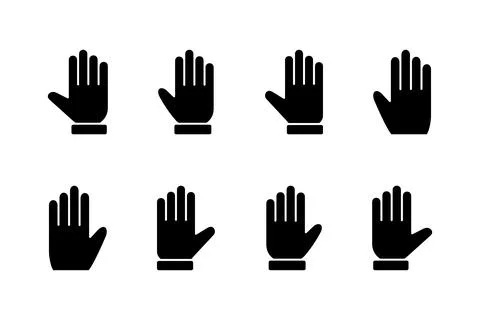 Hand icon vector illustration. hand sign and symbol. hand gesture 스톡 일러스트