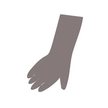 Hand icon vector isolated on white background for your web Stock Illustration