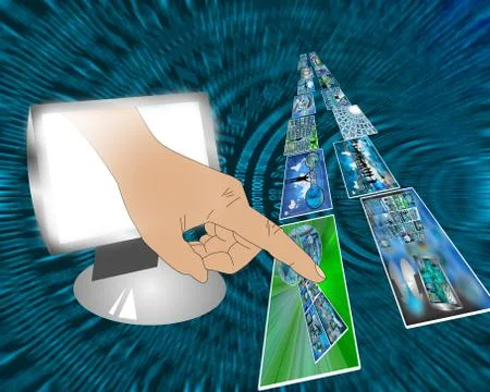 The hand Stock Illustration