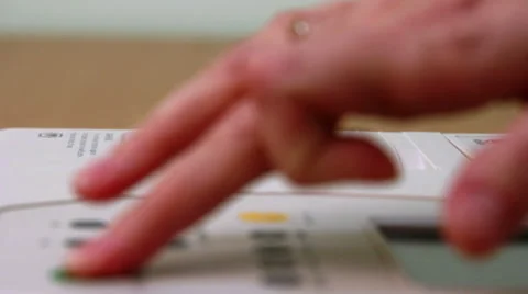 Hand includes ECG Stock Footage 42885016