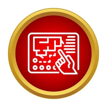 Hand interacting with digital construction blueprint design Illustrazione stock