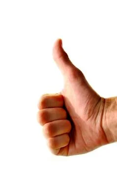 Hand on the isolated background 写真素材