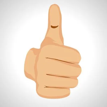 Like hand isolated illustration Stock Illustration