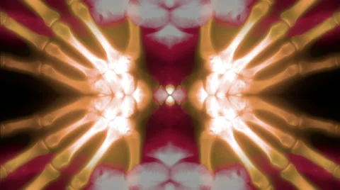 Hand Kaleidoscope Loop Stock Footage 51848201