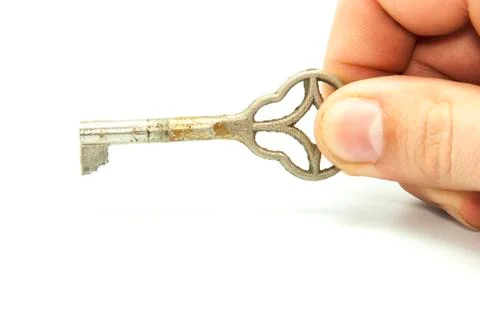 Hand with key Stock Photos