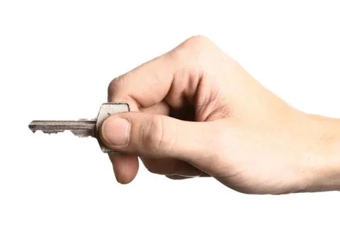 Hand with key Stock Photos
