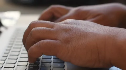 Hand keyboard Stock Footage 146382456