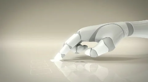 Hand on a Keypad Stock Footage