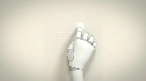 Hand on a Keypad Stock Footage 10818090