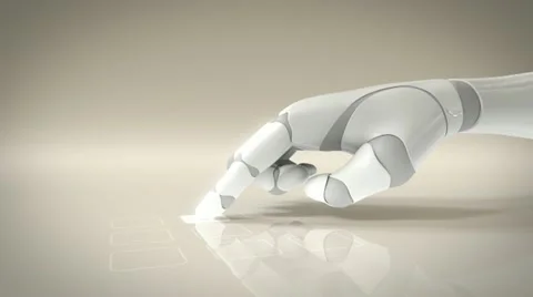 Hand on a Keypad Stock Footage 10818104