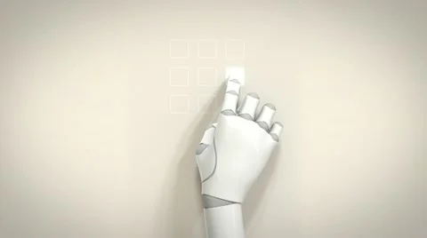 Hand on a Keypad Video stock 10818116