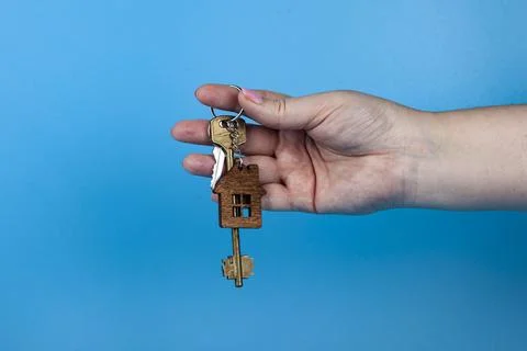 Hand with keys. Stock Photos