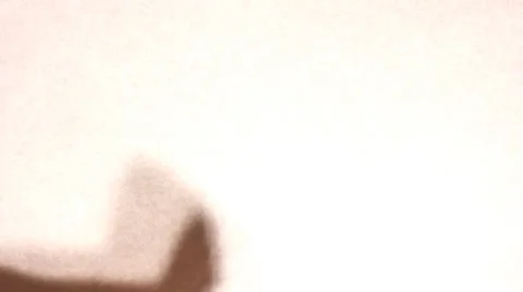 Hand with knife Stock Footage 8602634