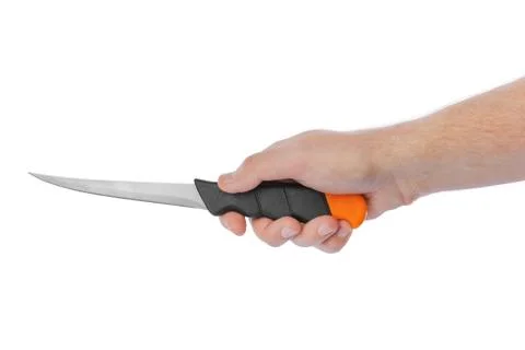 Hand with knife Stock Photos
