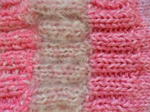 Hand knitted background Foto stock