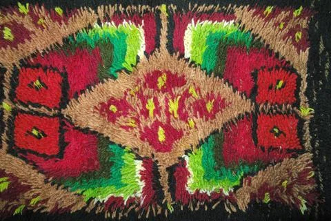 Hand knitted background Stock Photos