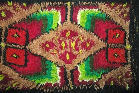 Hand knitted background Stock Photos