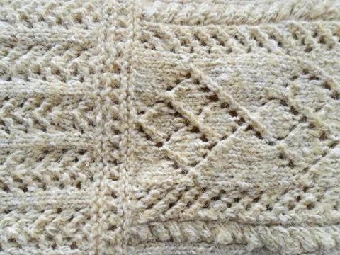 Hand knitted background Stock Photos