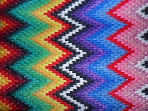 Hand knitted background Stock Photos