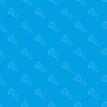 Hand lantern pattern seamless blue Stock Illustration