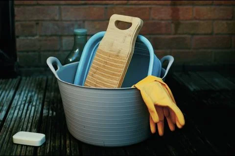 Hand Laundry Kit Stock Photos