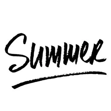 Hand Lettered Design Poster Stock Illustration