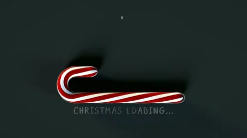 Hand Lettering "Merry Christmas". Loading process. Progress meter. 4K Stock Footage 205083403