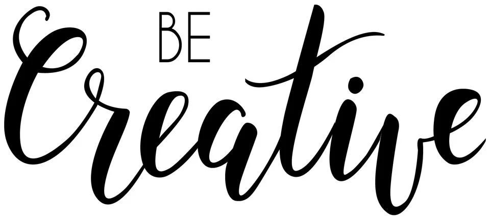 Hand lettering message Stock Illustration
