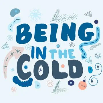 Hand lettering phrase Stock Illustration
