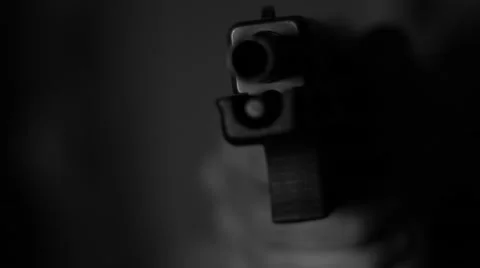 Hand lock a gun bolt Stock Footage 40796717