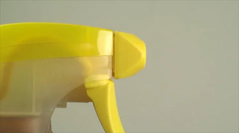 Hand Locking Cleaning Spray Nozzle, Cleaning, White, Wash, Close Up Vídeos de archivo 42409411