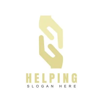 Hand logo design Stock Illustration