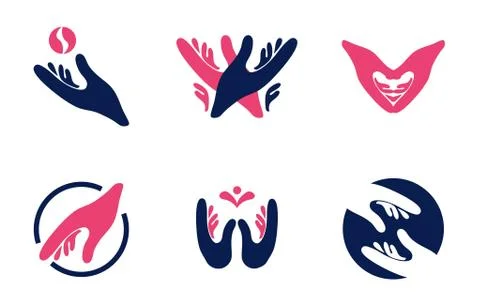 Hand Logo Stock Illustration