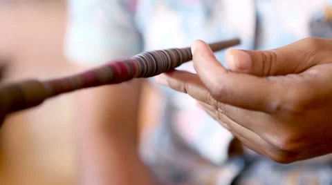 Hand loom manufacture 库存影片 61795145