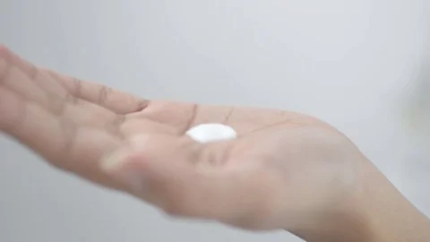 Hand lotion massage Video stock 70519461