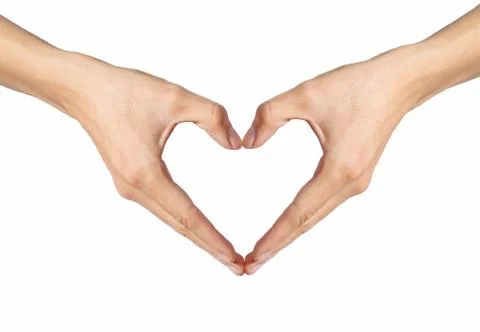 Hand love Stock Photos