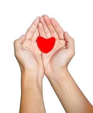 Hand love Foto stock