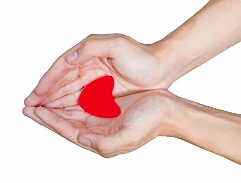 Hand love Stock-Fotos